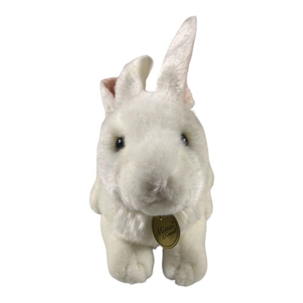Aurora Myoni White American Rabbit "Cotton"Plush Animal